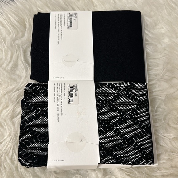 Dynamite Accessories - NWT Dynamite Basic Opaque & Double Fishnet Tights XS/S